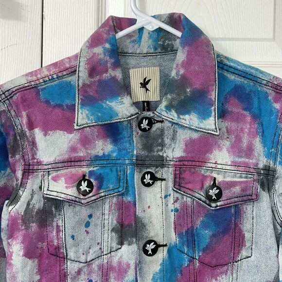 One Teaspoon Tye Dye Jeans Jacket(Size Small) - Picture 7 of 7